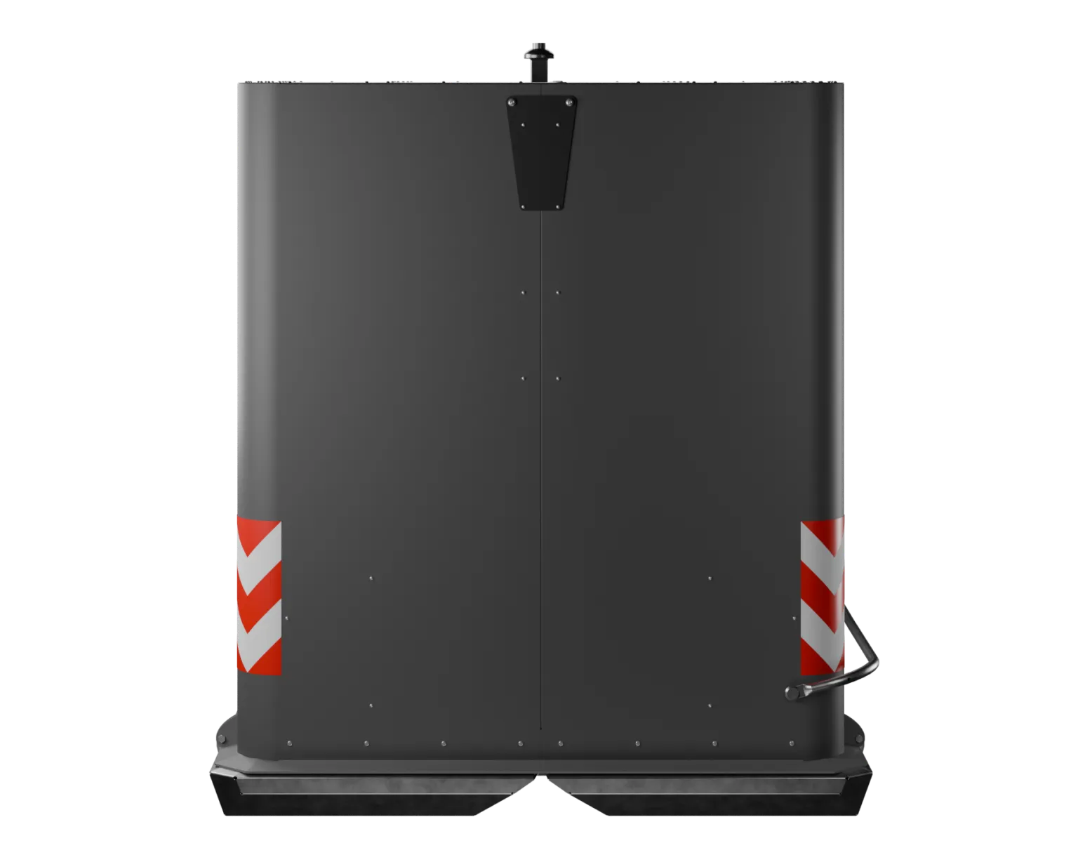 Cube container seen from the front