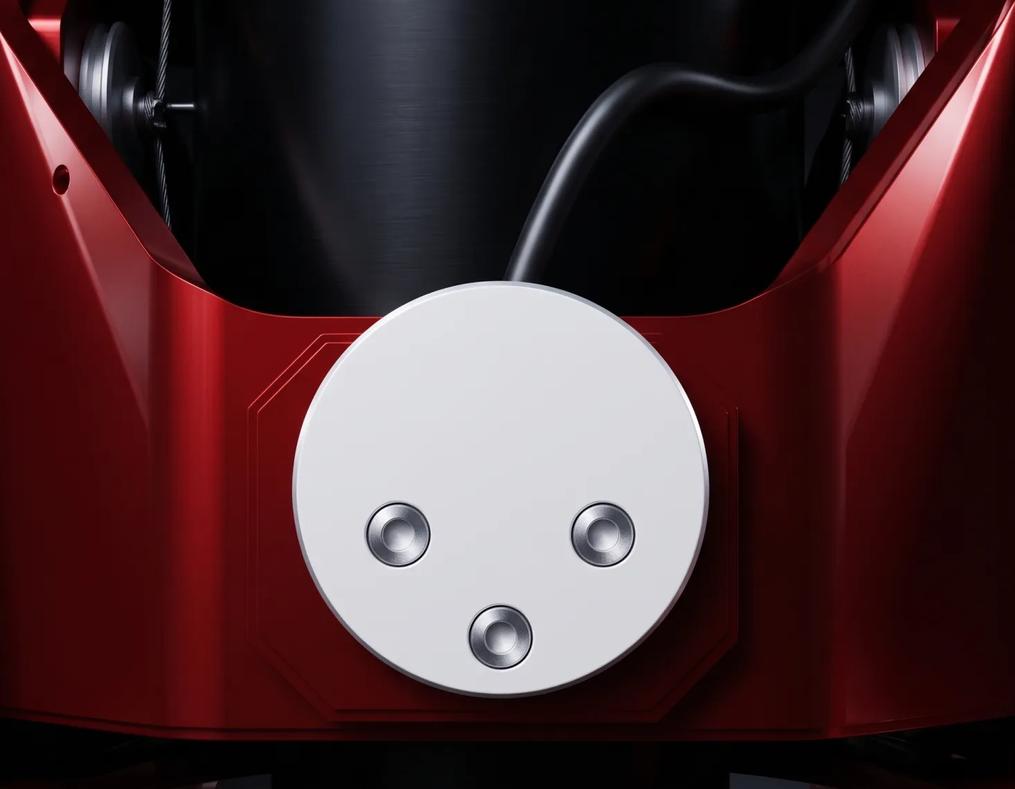 Dynamic weighing sensor on the red Easy arm