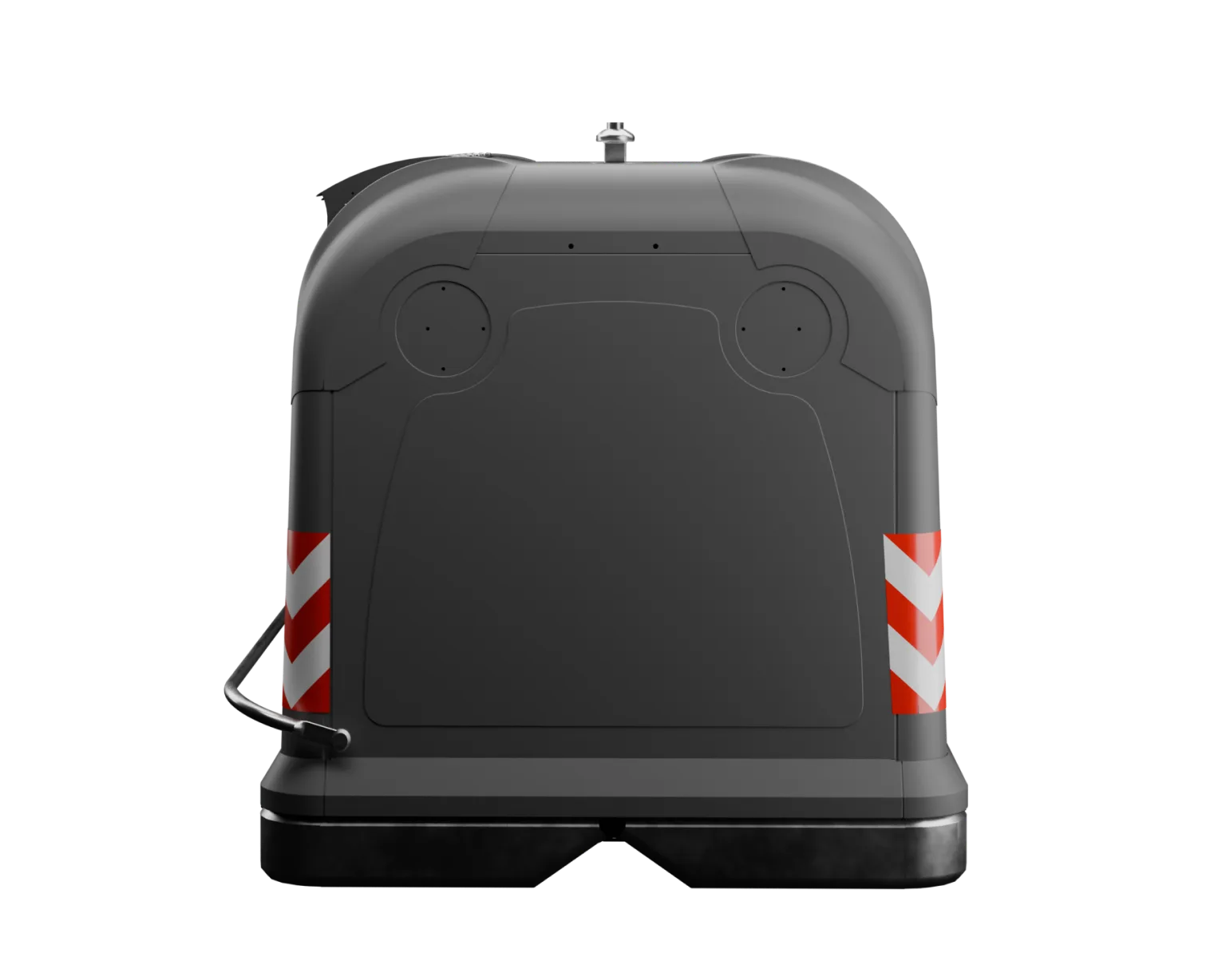 New City Standard container seen from the back