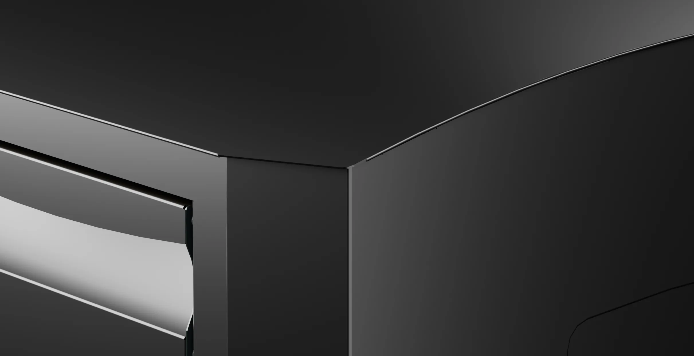Detail of the steel shell of the Junior Mini container