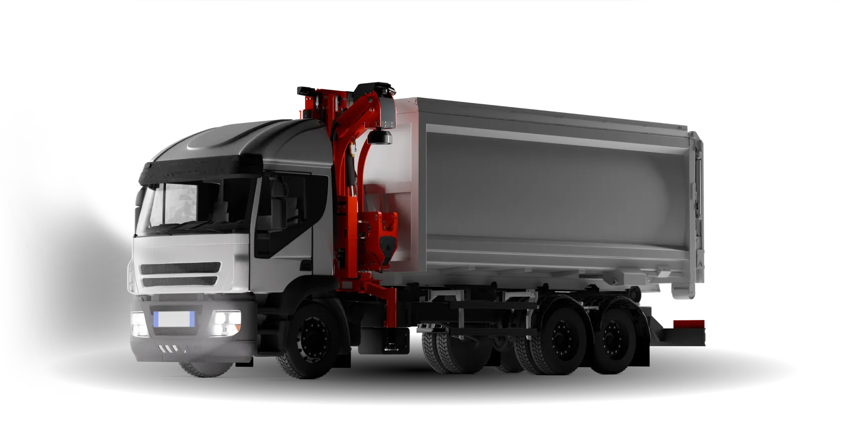 Collection truck with Easy arm and open top box
