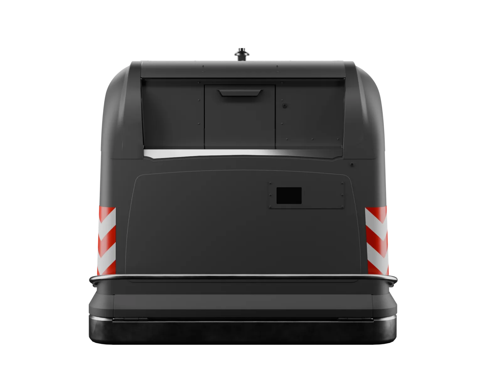 New City Standard container seen from the front with the loading door